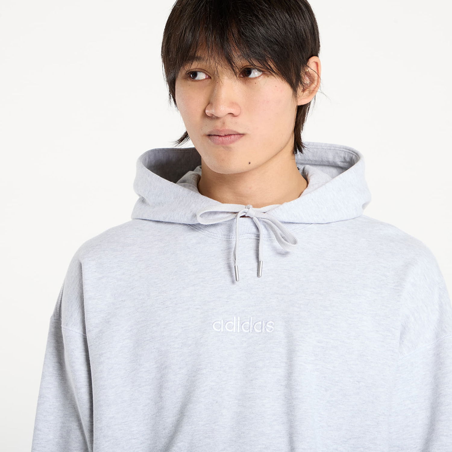 Суитчър adidas Originals Santa Monica Cropped Hoodie Сиво | JX6132, 1