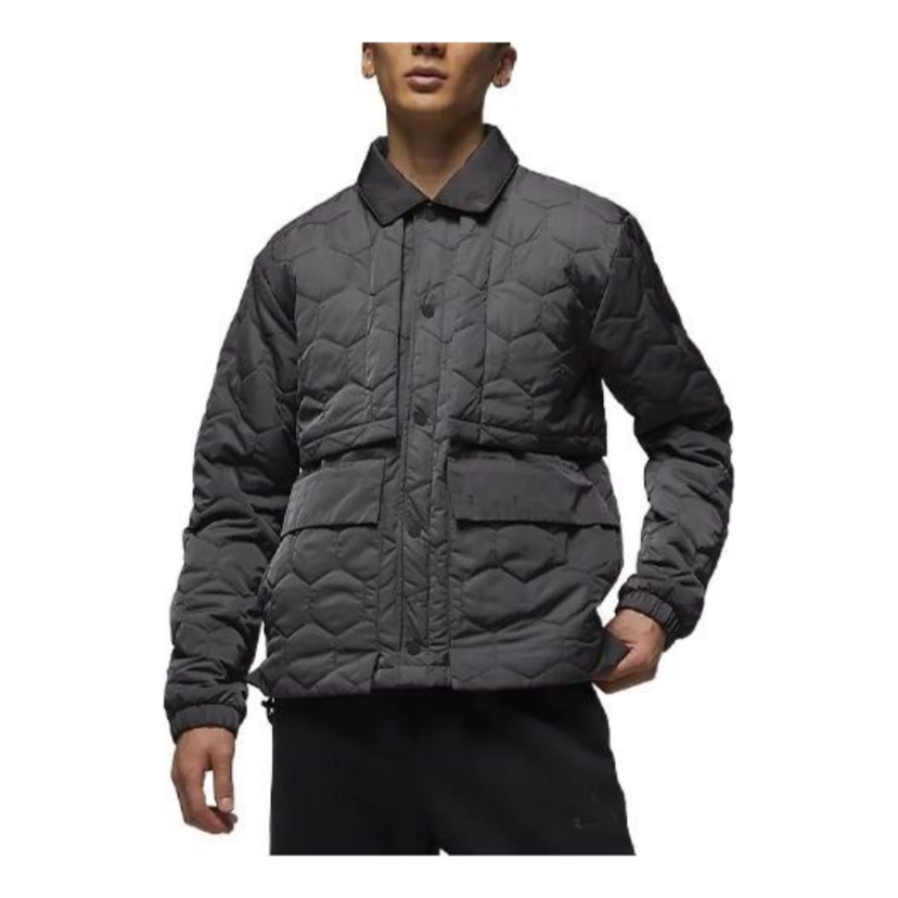 Пухо яке Jordan Jordan 23 Engineered Men's Quilted Jacket Сиво | DV7696-022