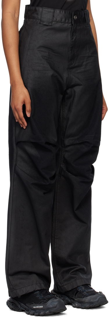 Карго панталони We11done We11done Tuck Straight Leg Jeans Черно | WD-DP1-23-383-W-BK, 1