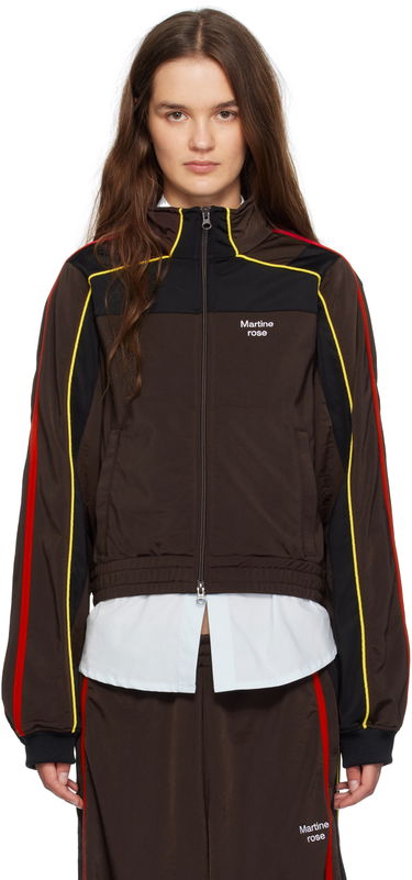 Яке Martine Rose Martine Rose Shrunken Track Jacket Кафяво | 137JT12722, 0
