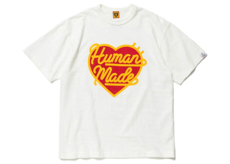 Тениска Human Made Heart Logo Graphic T-Shirt Бяло | HM23TE025