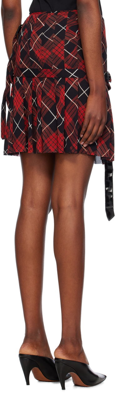 Пола Jean Paul Gaultier Distorted Tartan Skirt Червено | 24/31-F-JU105-T568-300001, 2