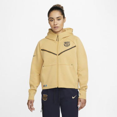 Суитчър Nike F.C. Barcelona Tech Fleece Windrunner Full-Zip Hoodie Бежово | DN3846-714, 1