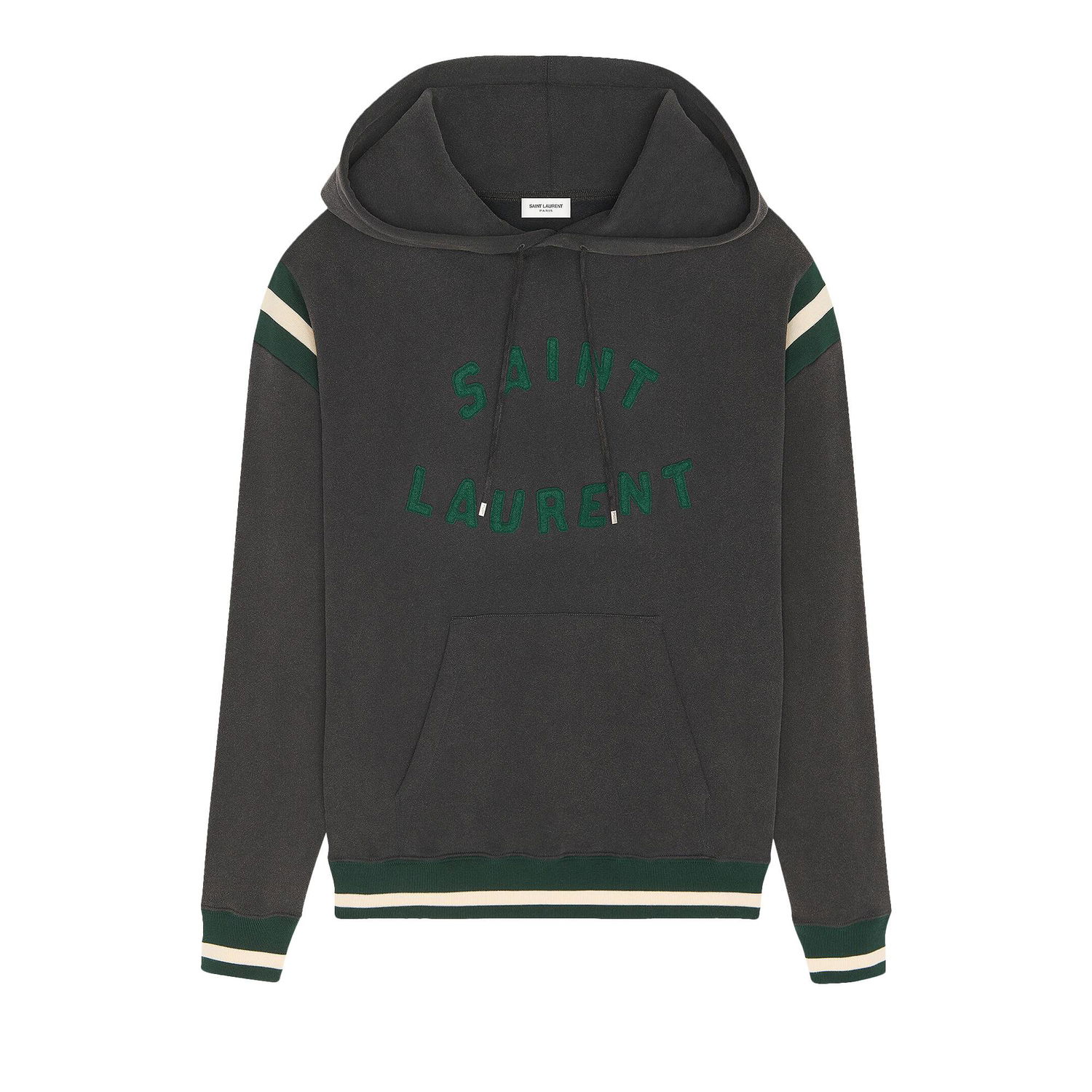 Суитчър Saint Laurent Logo Varsity Hoody Черно | 689395 Y36SV 1175, 1