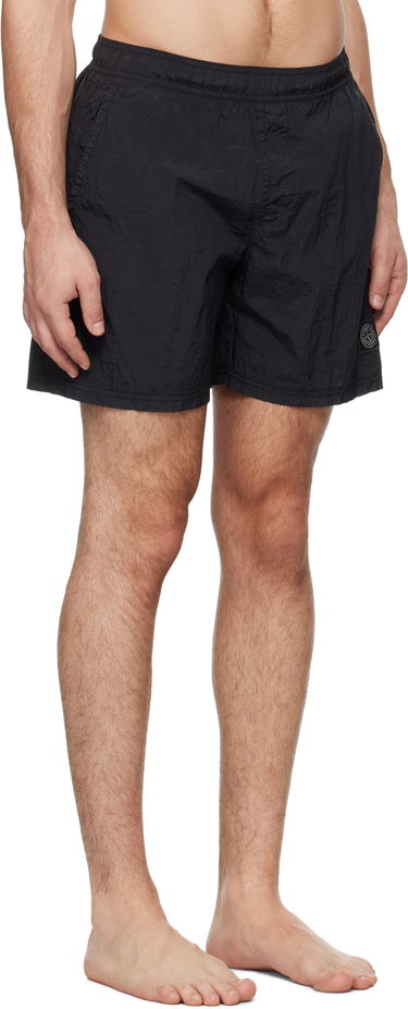 Бански Stone Island Crinkled Swim Shorts Черно | K1S15B100009S0043, 1