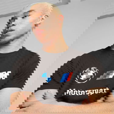 Тениска Puma BMW M Motorsport ESS Logo T-Shirt Черно | 621314_01, 4