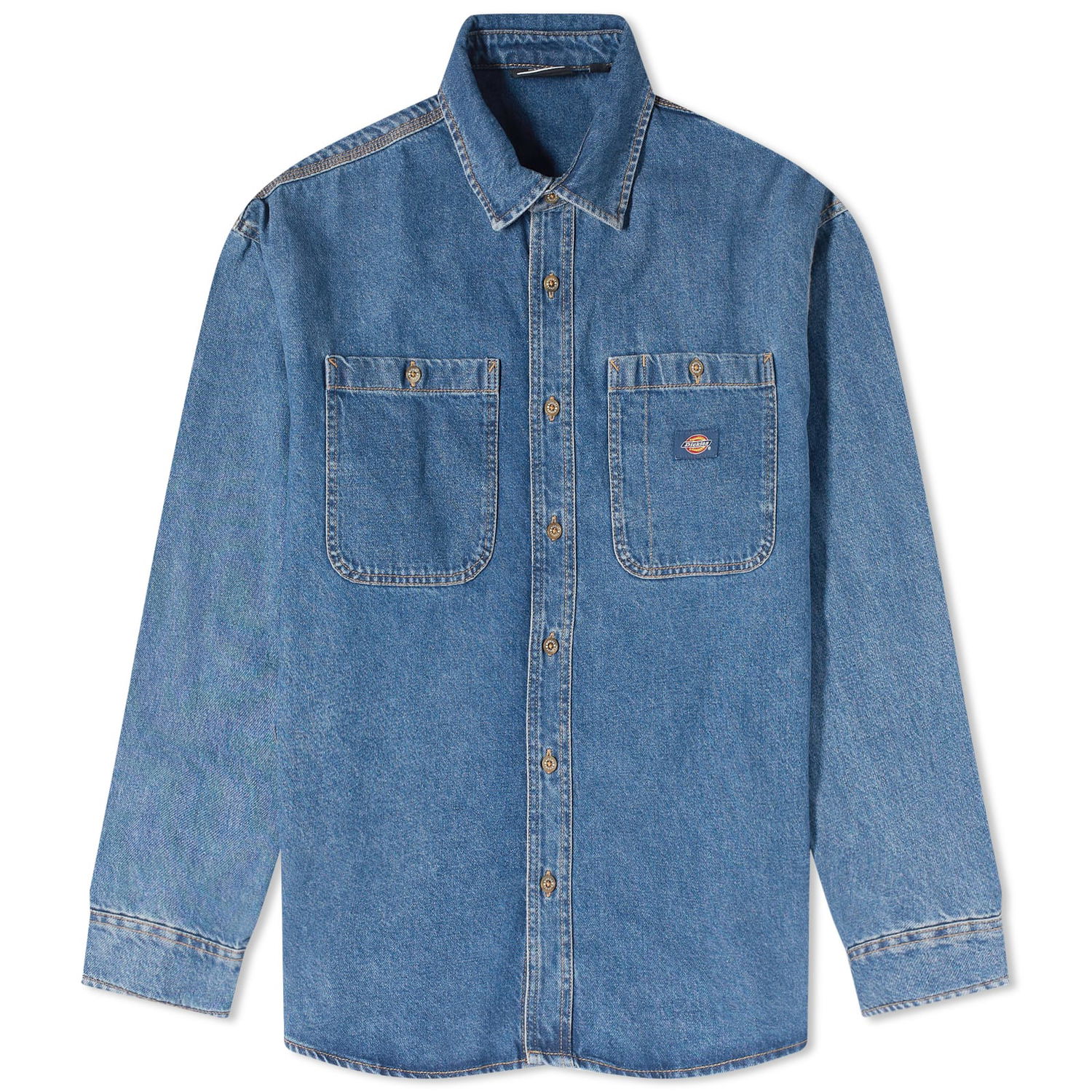 Риза Dickies Houston Denim Shirt "Classic Blue" Синьо | DK0A4YF5CLB1, 0