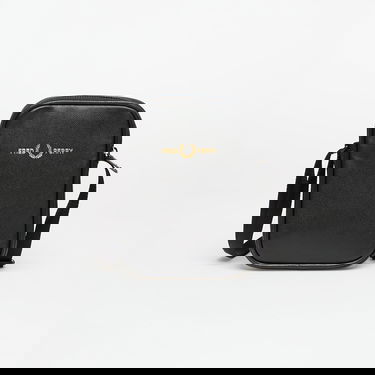 Чанта през рамо Fred Perry FRED PERRY Scotchgrain Leather Side Bag Черно | L1189 102, 0