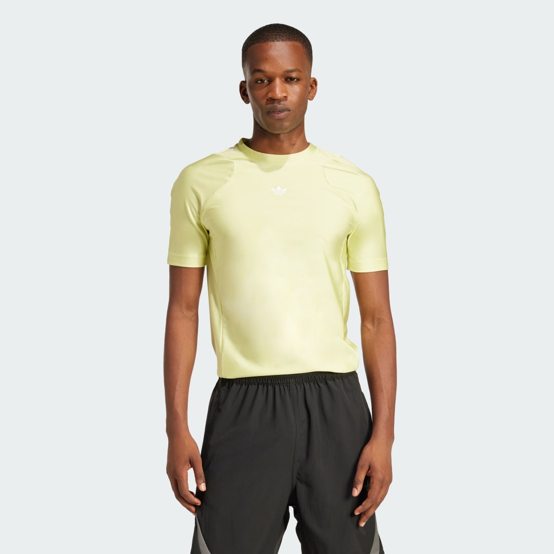 Тениска adidas Performance Cut Line T-Shirt Жълто | JD1286, 0