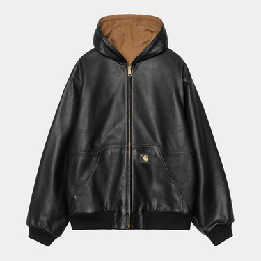 Яке Carhartt WIP OG Active Leather Jacket 50th Anniversary Edition Черно | I035967_6, 0
