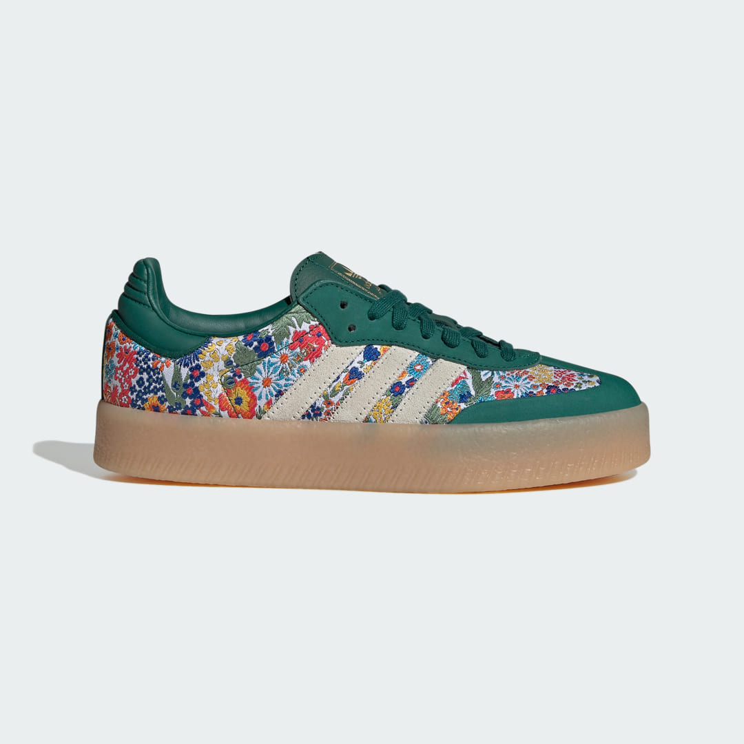Кецове и обувки adidas Originals Liberty London x Sambae "Floral" Зелено | JH7289, 0