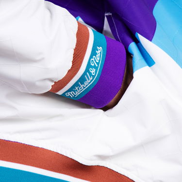 Яке бомбър Mitchell & Ness 75th Anniversary Warm Up Jacket Многоцветен | OJBF1201-UJAYYPPPPURP, 6