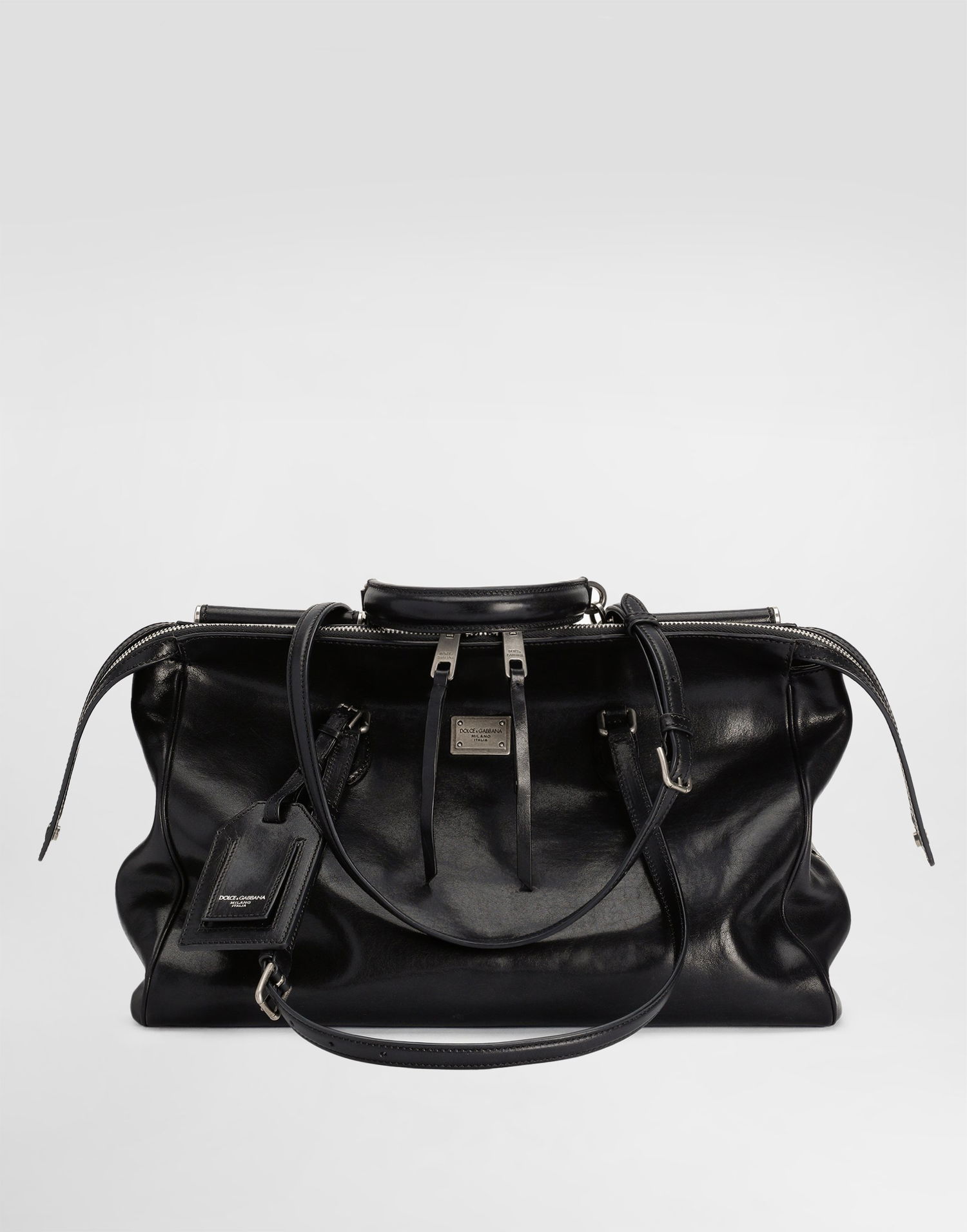 Чанта през рамо Dolce & Gabbana Dolce & Gabbana Vittoria Leather Shoulder and Crossbody Bag Черно | BB7845AW11880999, 0