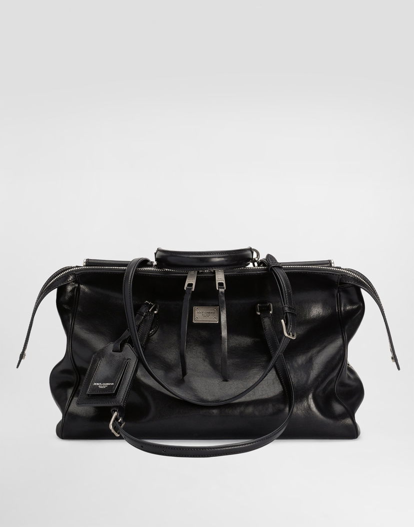 Чанта през рамо Dolce & Gabbana Dolce & Gabbana Vittoria Leather Shoulder and Crossbody Bag Черно | BB7845AW11880999