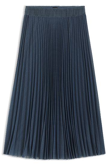Пола BOSS Tulle Plissé Pleated Skirt Синьо | 50543192, 0