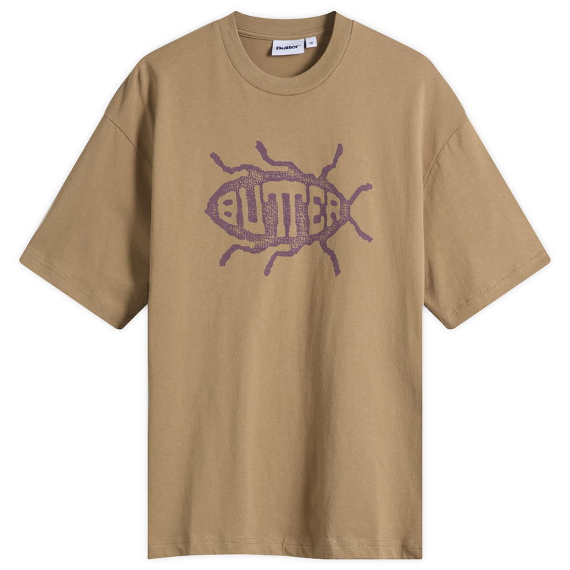 Тениска Butter Goods Roach Graphic T-Shirt, Size Large Кафяво | BG253107-STN