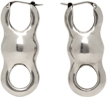 Бижута Acne Studios Silver Agoflus Ball Earrings Сиво | C50401-, 0