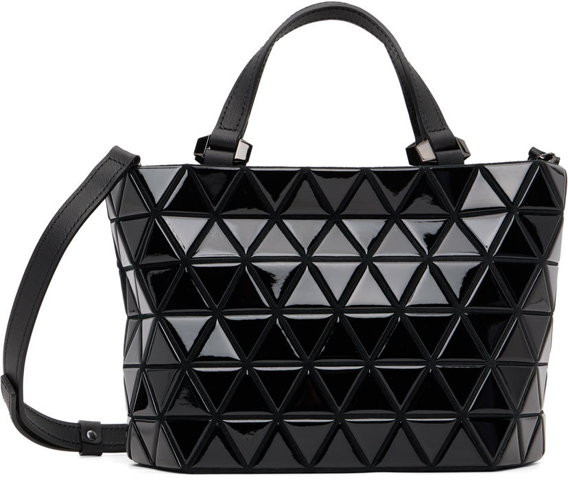 Голяма пазарска чанта BAO BAO ISSEY MIYAKE BAO BAO ISSEY MIYAKE Crystal Gloss Geometric Panel Tote Bag Черно | BB58AG303