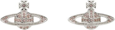 Обеци Vivienne Westwood Vivienne Westwood Mini Bas Relief Crystal Earrings Розово | 62020033-02P656-, 0