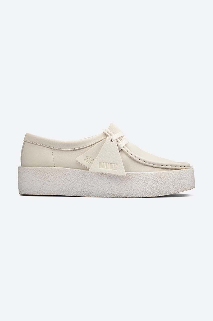 Кецове и обувки Clarks Wallabee Cup Бяло | 26158152, 0