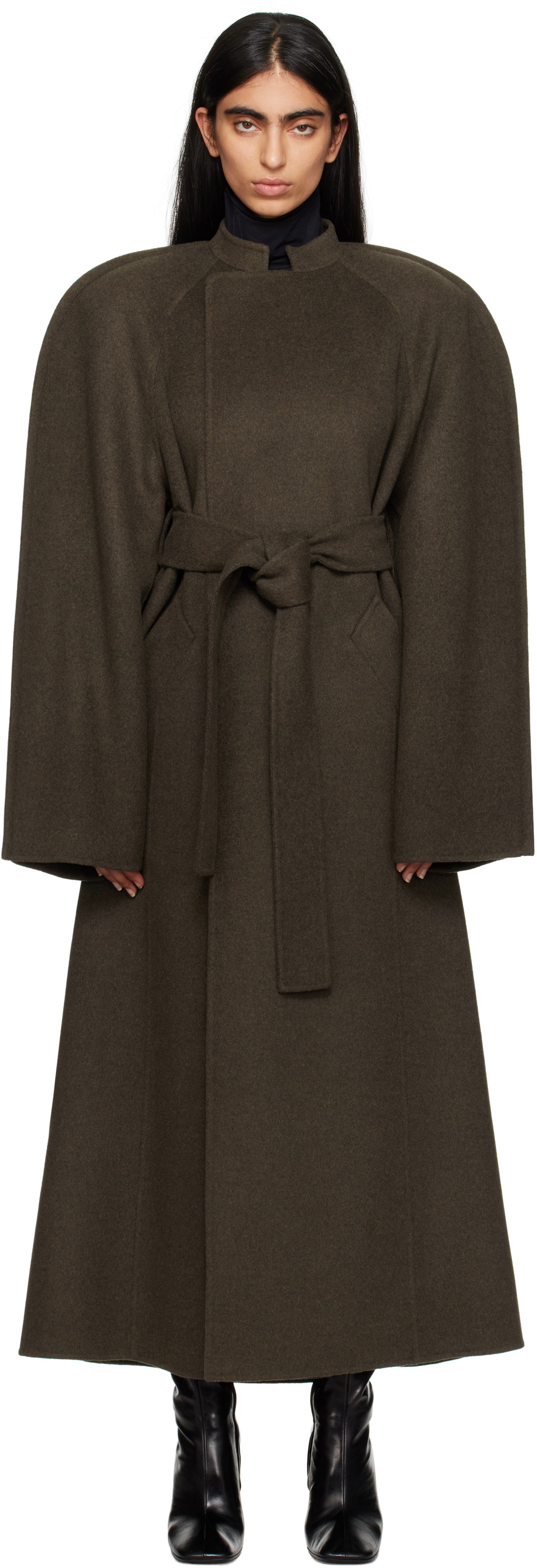 Палта Khaite Rothen Coat Зелено | 7118547, 0