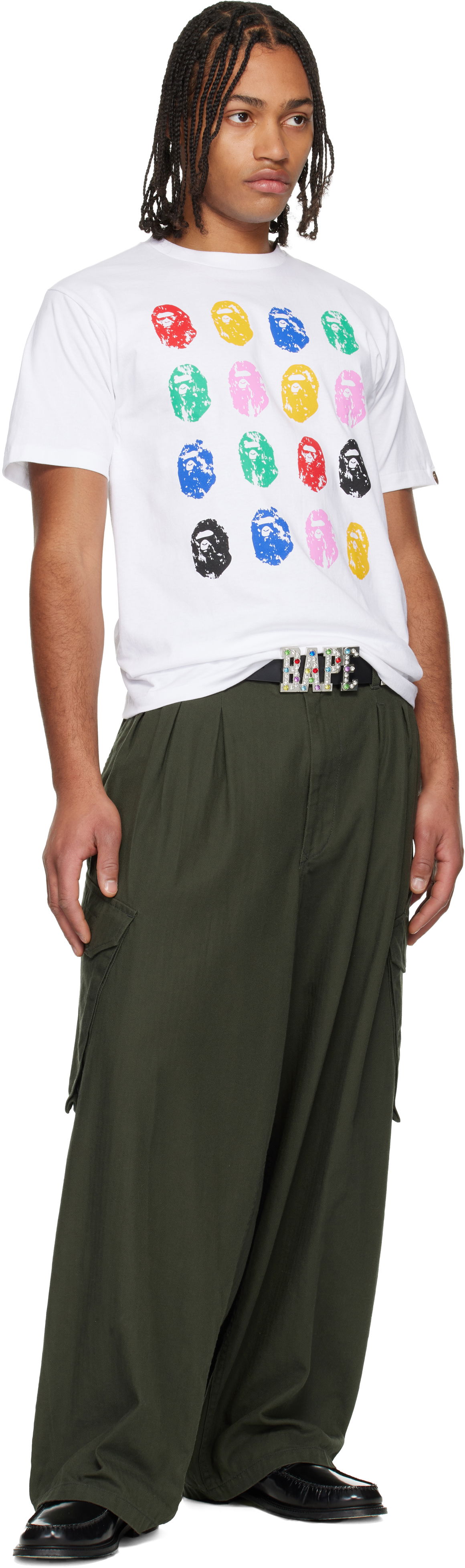 Колани BAPE BAPE Rhinestone Belt Многоцветен | 001BTL801002M, 1