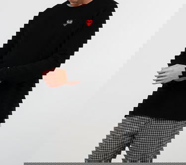 Пуловер Comme des Garçons PLAY Knit Черно | P1N068 black, 0