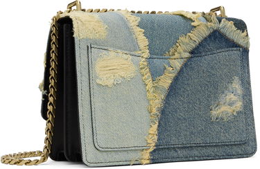 Чанта през рамо Dolce & Gabbana Crossbody Bag With Logo Синьо | BB7599 A9U75, 2