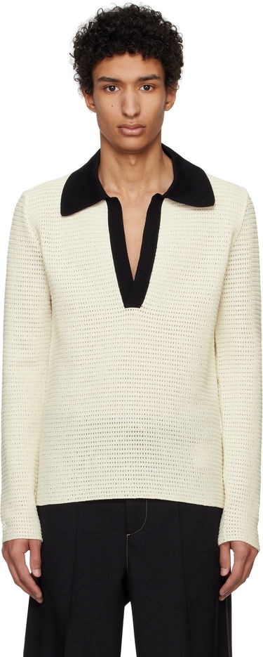 Пуловер Jil Sander Jil Sander Knit Polo Бежово | J22GL0112_J15434, 0