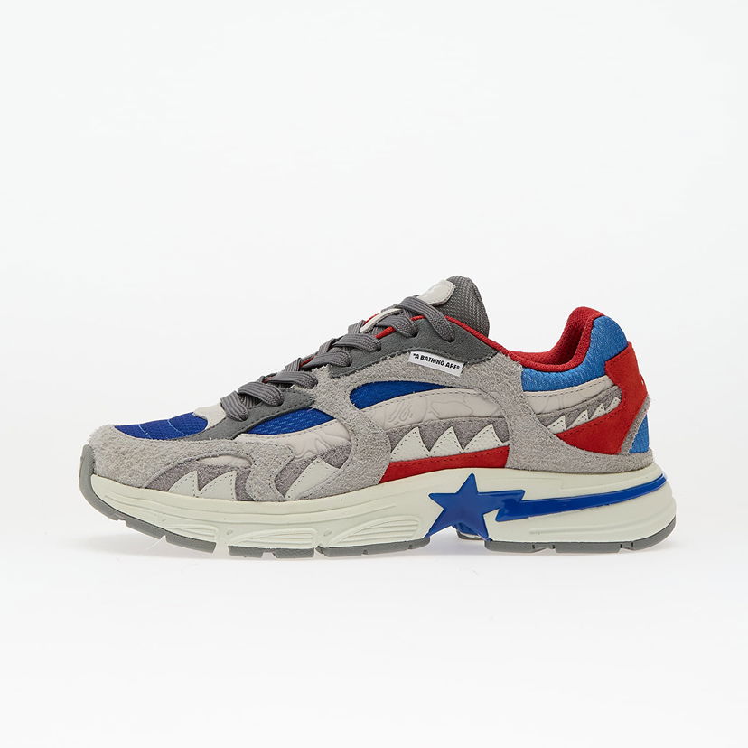 Кецове и обувки BAPE A BATHING APE Bape Shark Sta 2 M2 Сиво | 001FWL301320MBLU