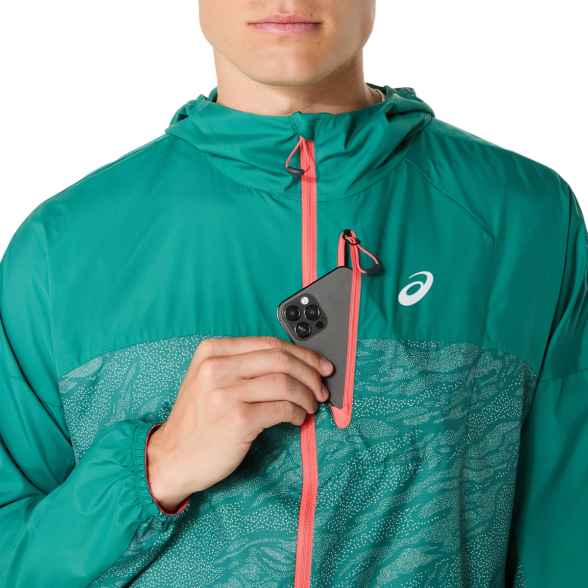 Ветровка Asics Fujitrail Packable Windbreaker Jacket Зелено | 2011c991-300, 1