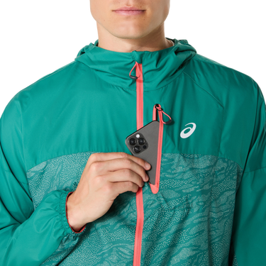 Ветровка Asics Fujitrail Packable Windbreaker Jacket Зелено | 2011c991-300, 1