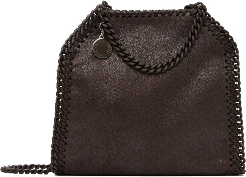 Чанта през рамо Stella McCartney Stella McCartney Falabella Tiny Shoulder Bag Кафяво | 391698WP0455