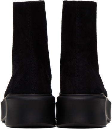 Облекло The Row The Row Zipped I Suede Boots Черно | F1144-L25, 1
