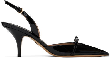Кецове и обувки FERRAGAMO Ferragamo Mini Bow Slingback Heels Черно | 781105, 0