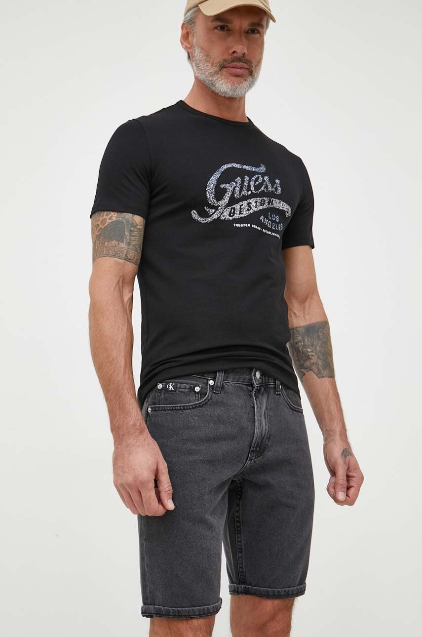 Къси панталони CALVIN KLEIN Denim Shorts Сиво | J30J323335, 0