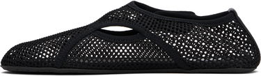 Кецове и обувки Alaïa ALAÏA Fishnet Ballerina Flats Черно | AA3A065TK050, 2
