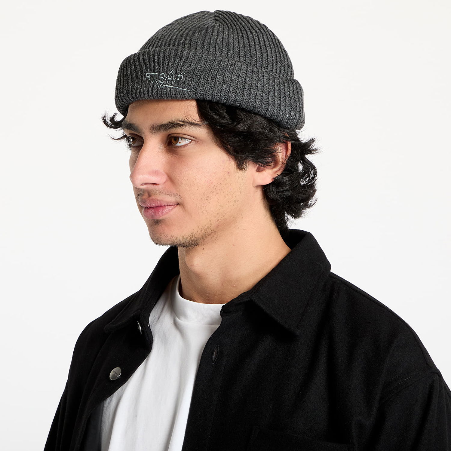 Шапка Footshop Everyday Pebble Grey Beanie Сиво | FTSHP_459, 0