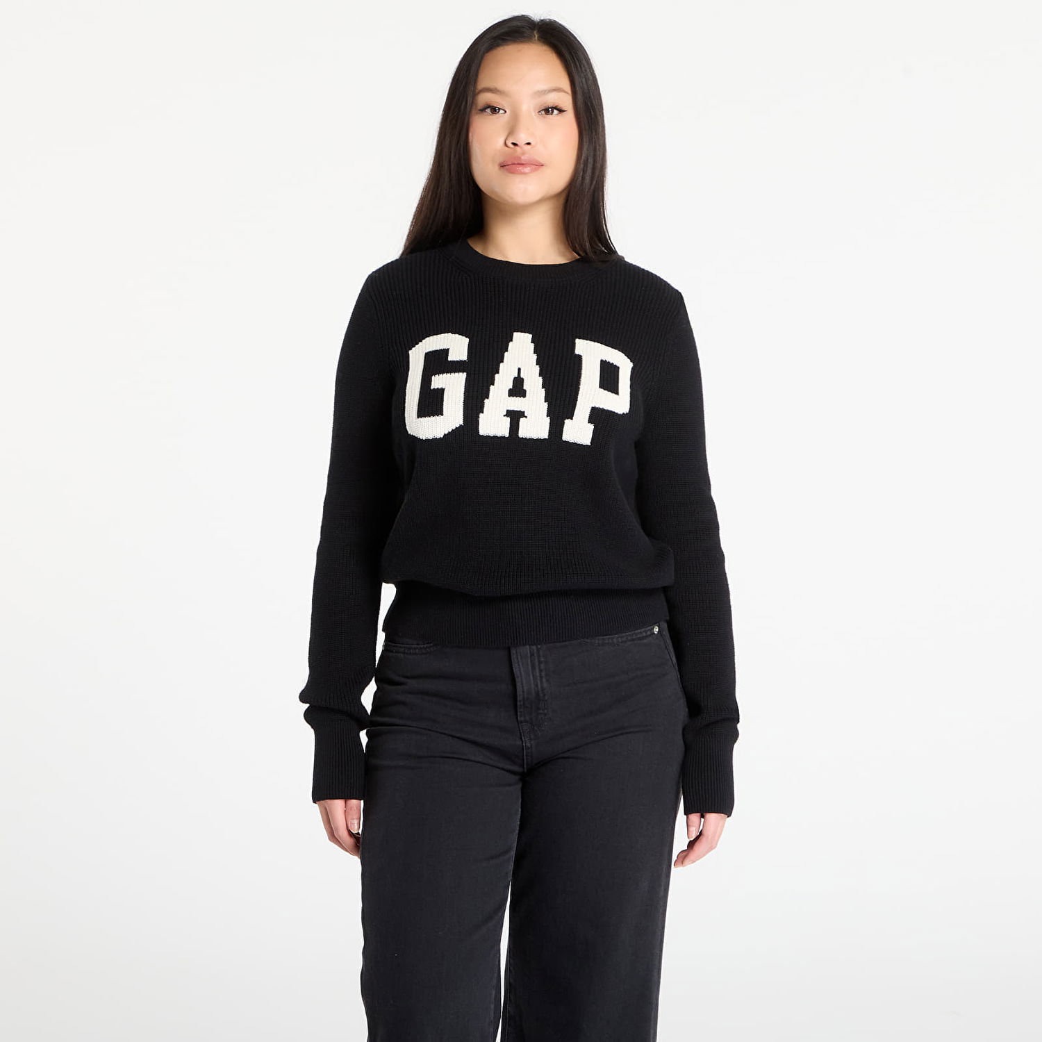 Пуловер GAP Logo Sweater Черно | 796841-03, 0