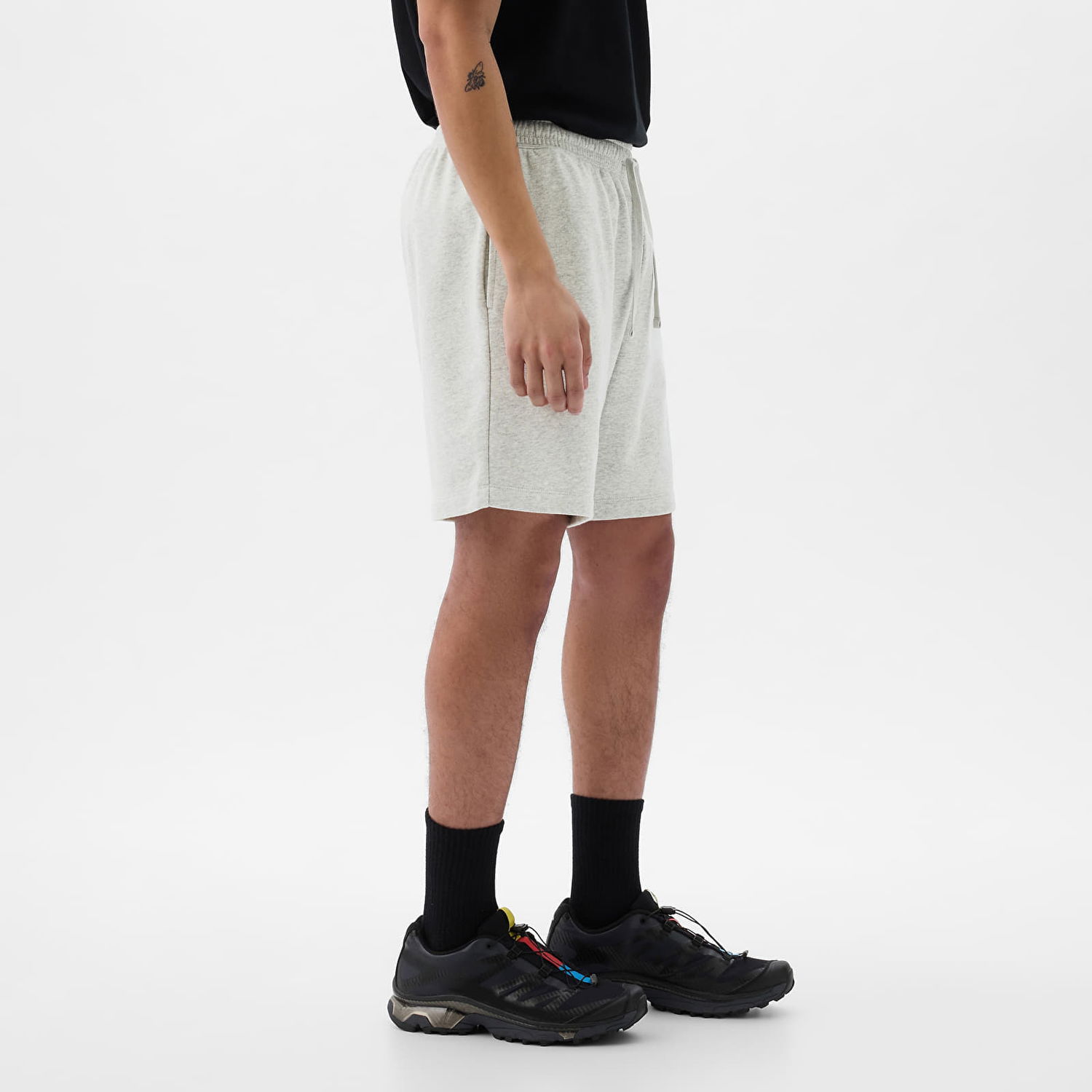 Къси панталони GAP French Terry Logo Shorts B08 Бяло | 868464-02, 1
