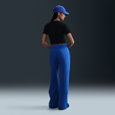 Спортни панталони Nike Nike Sportswear Phoenix Fleece High-Waisted Wide-Leg Pants Синьо | DQ5615-480, 4