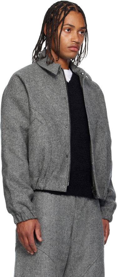 Яке sage NATION SAGE NATION Jiji Wool Jacket Сиво | S052 JIJI JACKET WOOL MARL GRE, 1