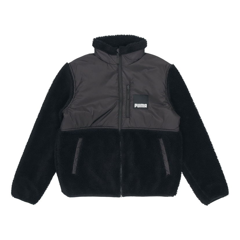 Яке Puma Sherpa Stand Collar Logo Jacket Черно | 846325-01
