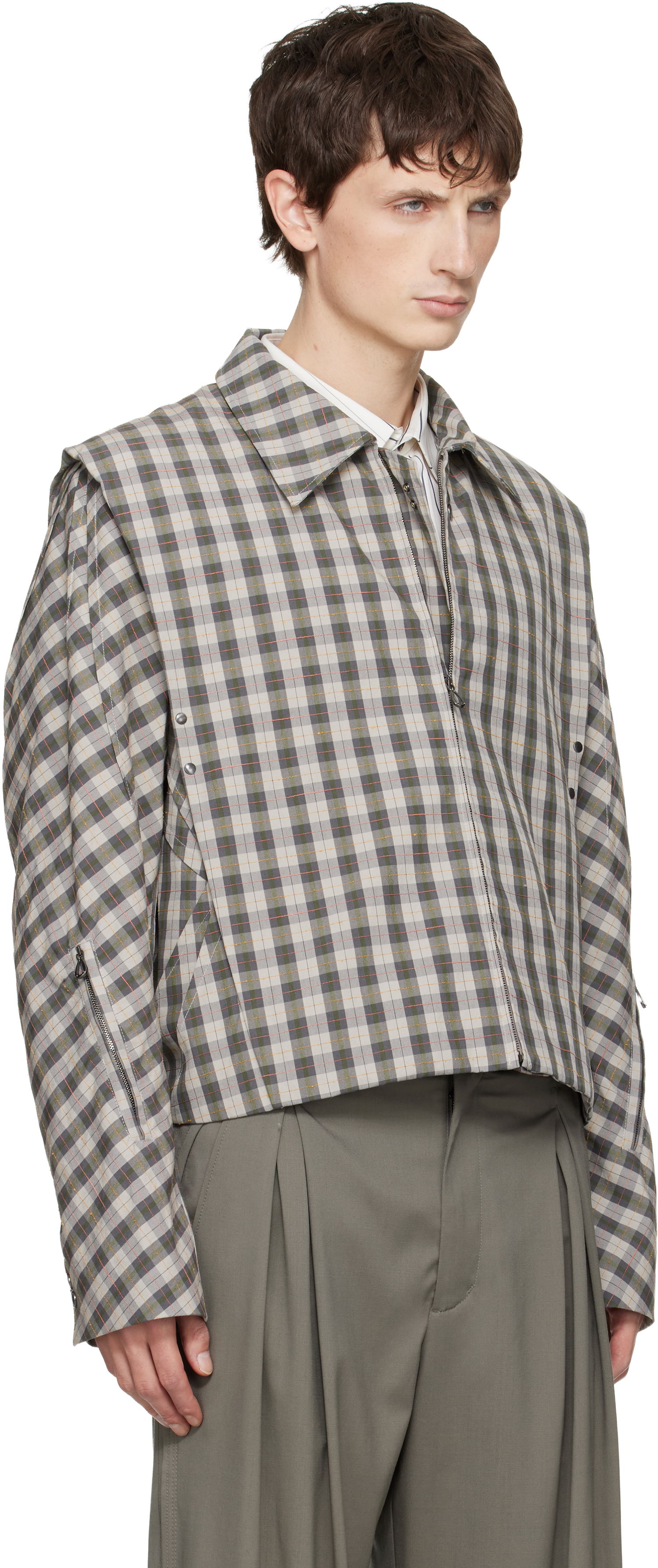 Яке бомбър KIKO KOSTADINOV Kiko Kostadinov Irimias Bomber Jacket Многоцветен | KKAW25J07-168, 1