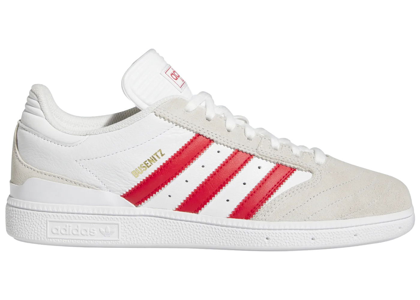 Кецове и обувки adidas Originals Busenitz White Better Scarlet Бяло | HQ2030, 0