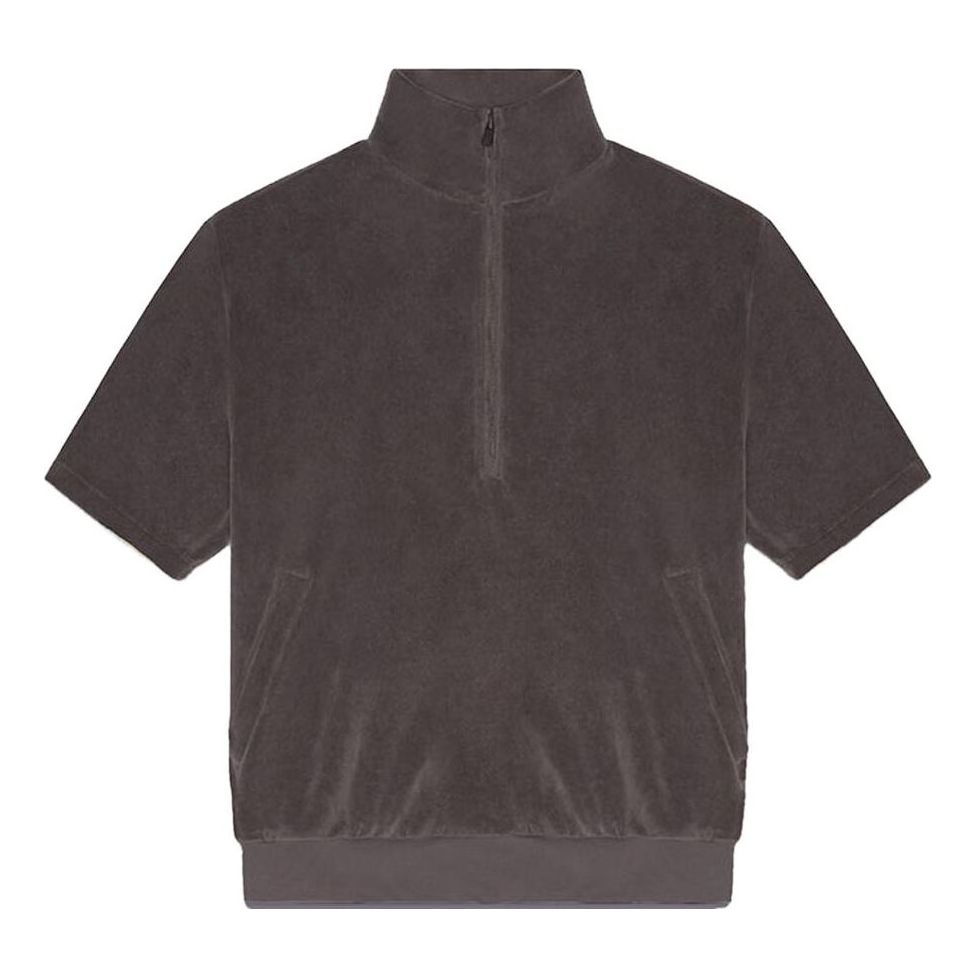 Суитчър Fear of God Essentials Half-Zip Sweatshirt Сиво | 125BT224090F, 0