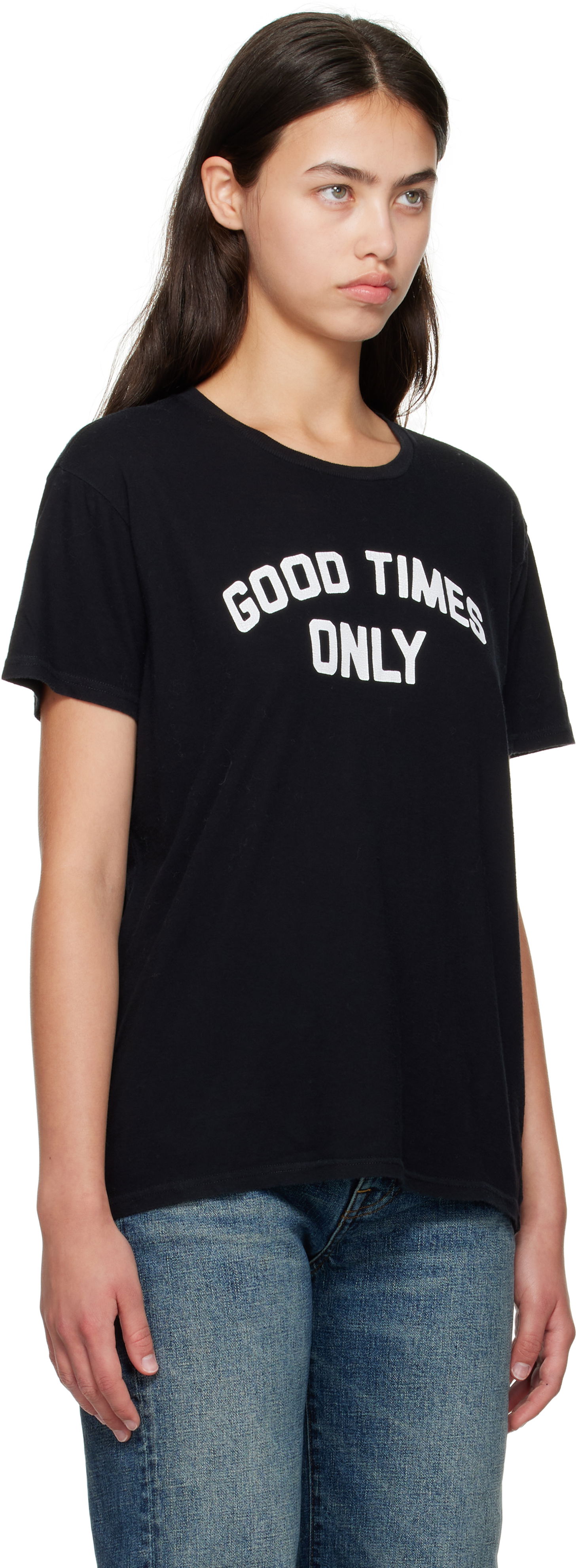 Тениска R13 R13 'Good Times Only' Boy T-Shirt Черно | R13WK001-K126A, 1