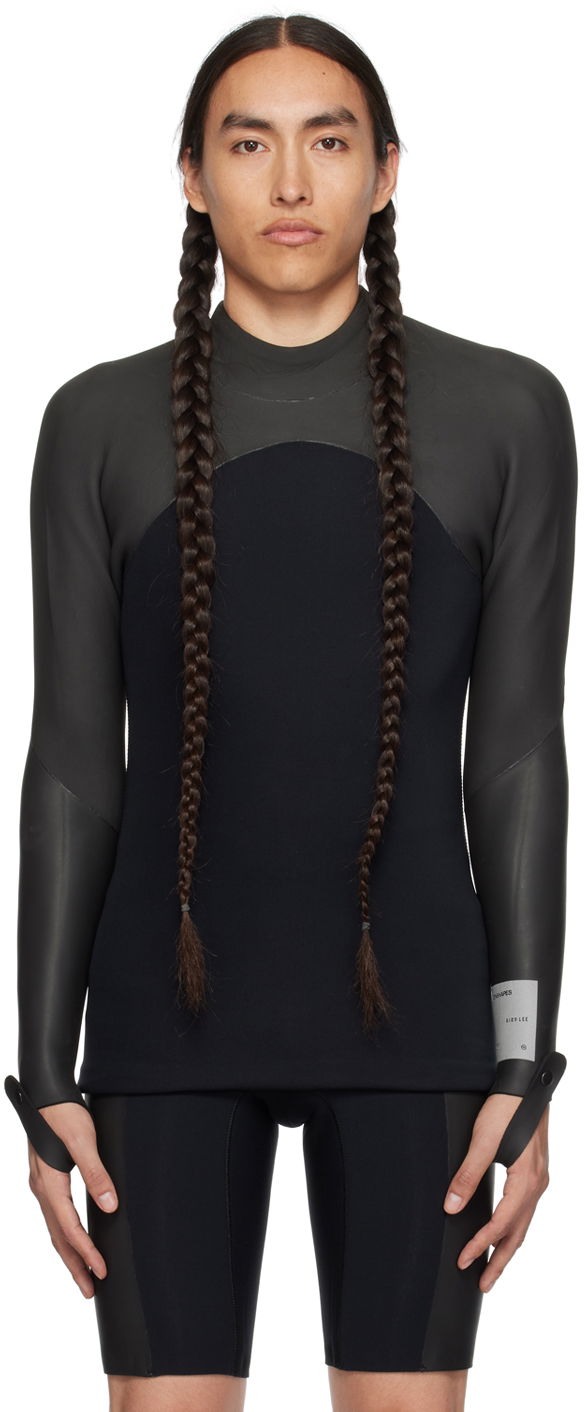 Бански Dion Lee Haydenshapes by Dion Lee Long Sleeve Top Черно | HS-DL-M1-11003, 0