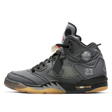 Кецове и обувки Jordan Off-White x Air Jordan 5 Retro SP "Muslin" Сиво | CT8480-001, 4