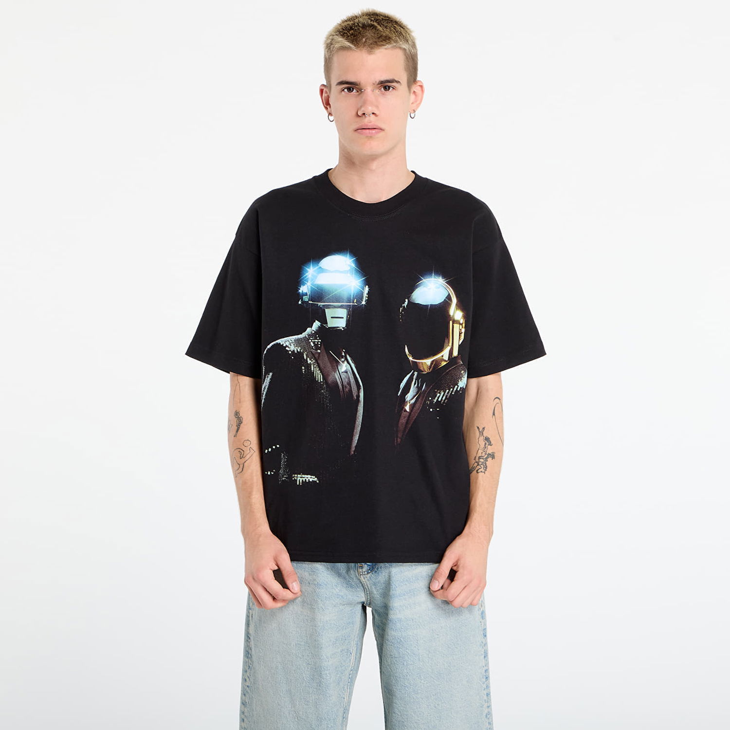 Тениска Pleasures PLEASURES Duo Graphic T-Shirt Черно | P25DP016-BLACK, 0